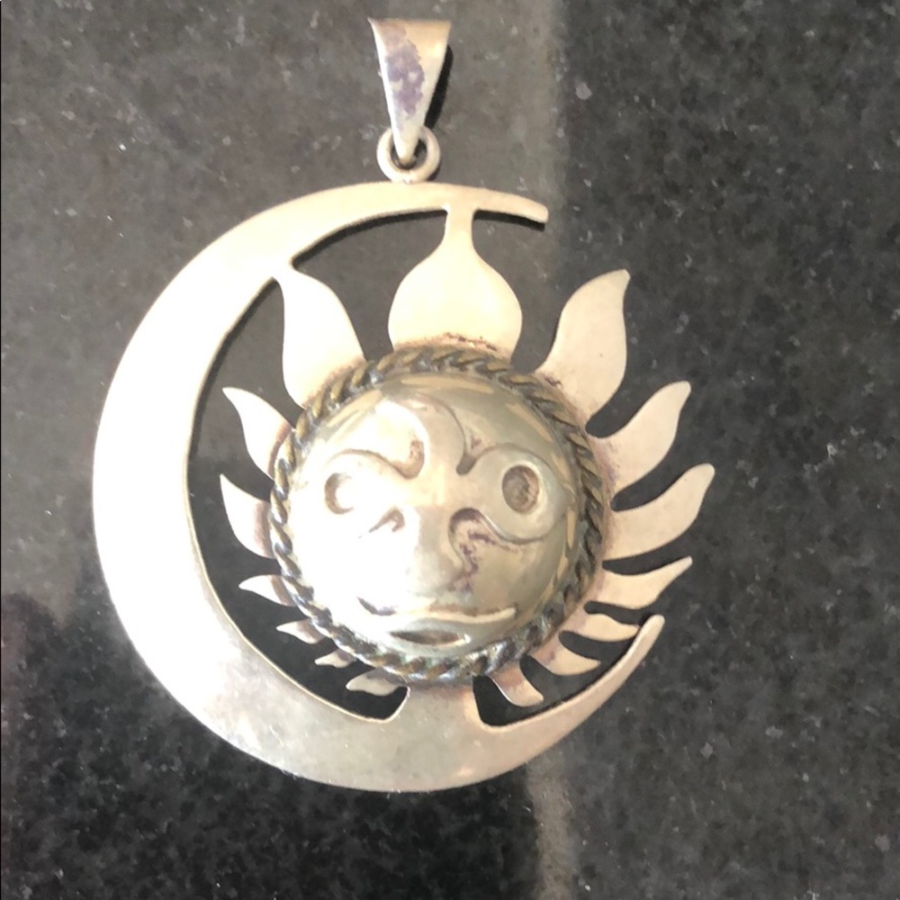 Sterling Silver Sun/Moon